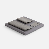 Набор Nubuk Trio, серый