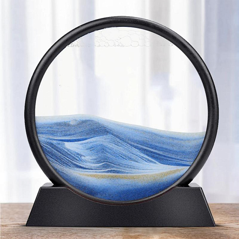 Антистресс скульптура Падающий песок (круг) - рис 12.