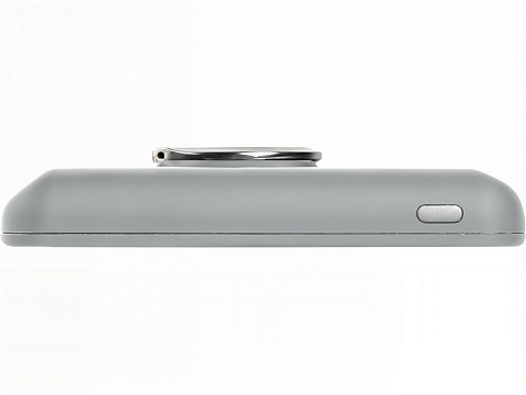 Магнитный беспроводной внешний аккумулятор MagnetIQ, 5000 mah, 10 W, серый Cool gray 7C - рис 12.