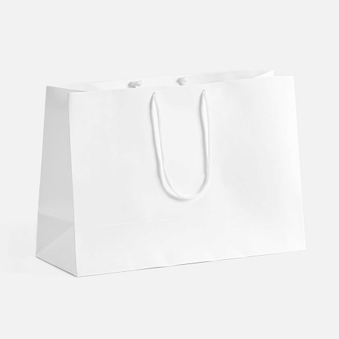 Пакет бумажный Lami Tote M, белый - рис 2.