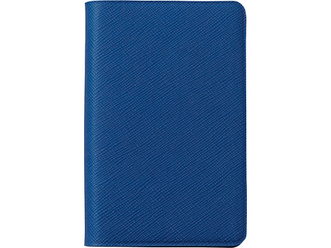 Футляр-книжка на 4-е карты с RFID Favor, синий - рис 2.