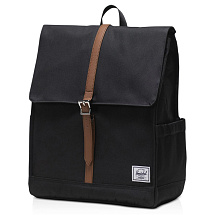 Herschel City рюкзак из переработанного материала объемом 16 л - сплошной черный