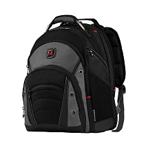 Рюкзак Synergy WENGER 16'', черный/серый, полиэстер/ПВХ, 36 x 26 x 46 см, 26 л
