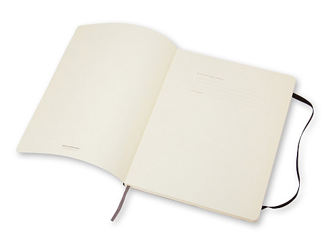 Записная книжка Moleskine Classic Soft (в линейку), ХLarge (19х25 см), черный - рис 2.