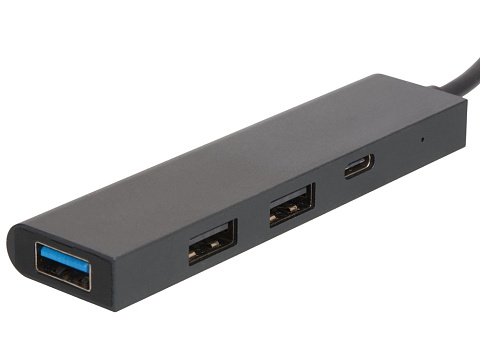 USB-концентратор Command, серый - рис 2.