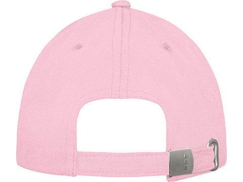Бейсболка Davis, 6 панелей, light pink - рис 3.