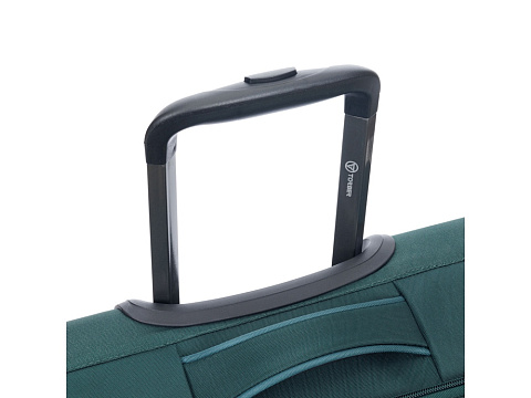 Чемодан TORBER СЕЙД, тёмно-зелёный, нейлон 600D, 36,5 х 19 х 54 см, 32 л - рис 6.