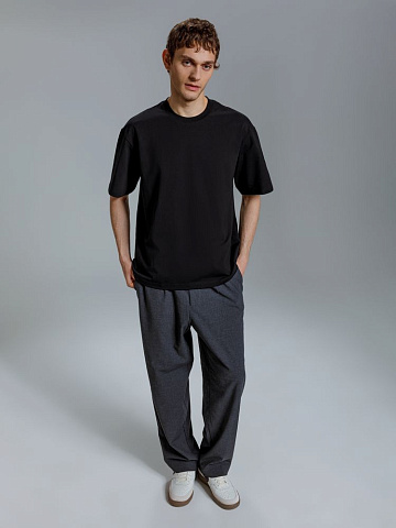 Футболка оверсайз Kangas, черная - рис 7.