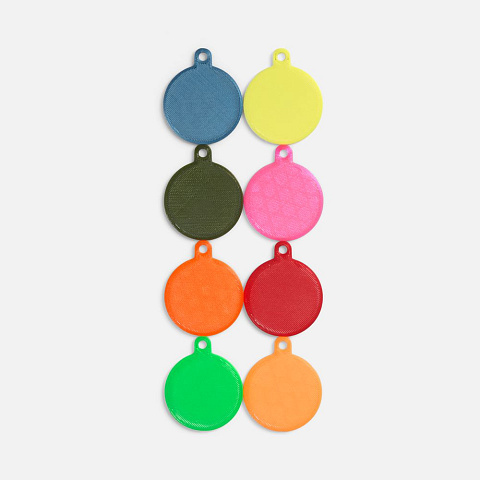 Подвеска Round, 3D-печать, хаки - рис 3.