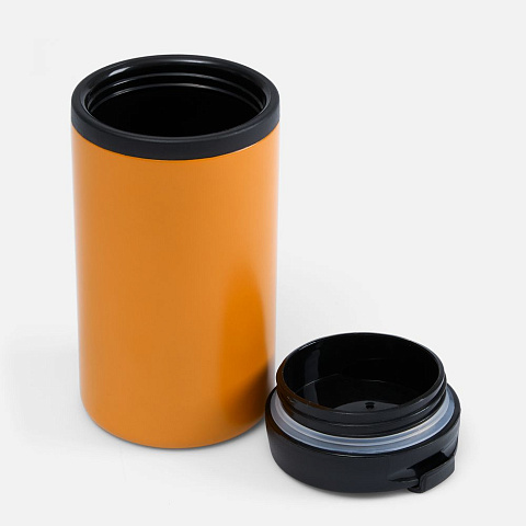 Термостакан Canella, оранжевый матовый - рис 4.