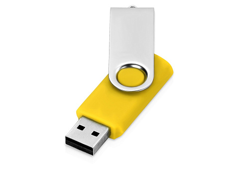 Флеш-карта USB 2.0 16 ГБ Квебек, желтый - рис 2.