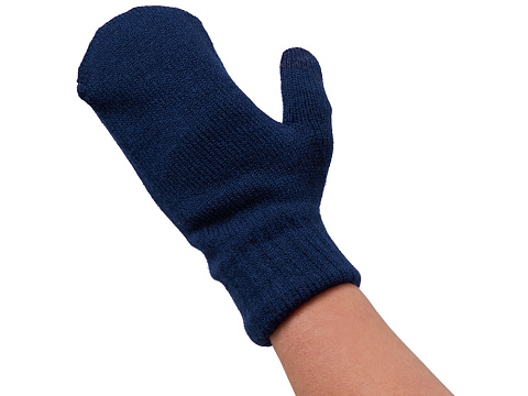 Варежки Dunant, темно-синий - рис 7.