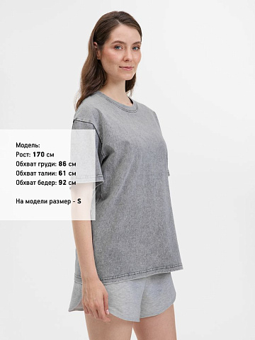 Футболка унисекс Berwi, серая - рис 10.