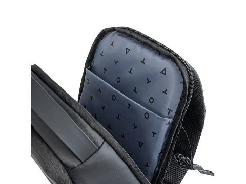 Рюкзак на одно плечо TORBER Xtreme, зелёный/чёрный, 20 х 8 х 31 см, 5л - рис 7.