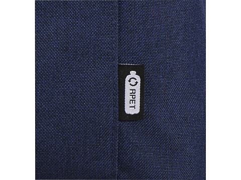 Tundra сумка-холодильник из переработанного РЕТ-пластика, сертиф. согласно GRS - Heather navy - рис 5.