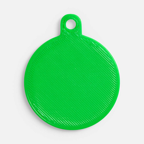 Подвеска Round, 3D-печать, салатовая - рис 2.