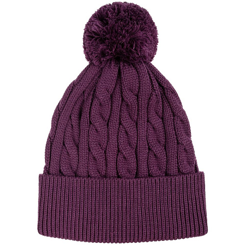 Шапка Heat Trick, баклажановая - рис 3.