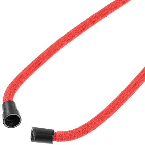 Шнурок для бейджа Tube Wood, красный - рис 6.