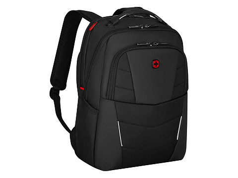Рюкзак WENGER ALTAIR 15.6, черный, переработанный ПЭТ/Полиэстер, 32х21х44 см, 22 л. - рис 3.