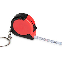 Рулетка-брелок Habana 1 м, красный