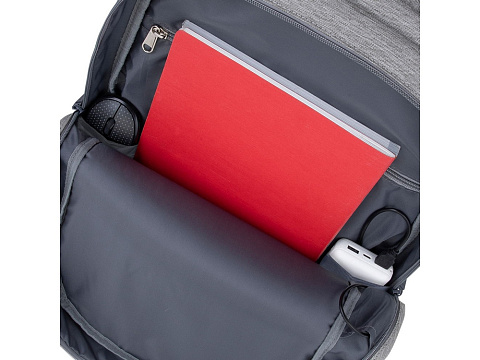 RIVACASE 7567 dark grey рюкзак для ноутубука 17.3 - рис 13.