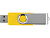 Флеш-карта USB 2.0 8 ГБ Квебек, желтый - миниатюра - рис 4.