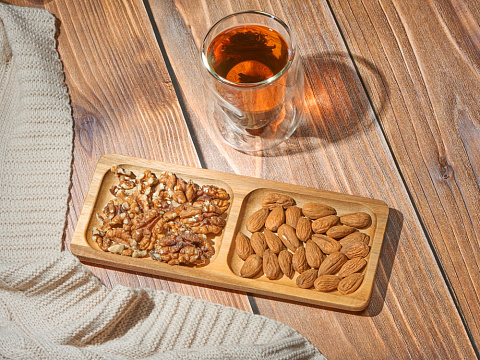 Менажница из акации с двумя секциями Almond - рис 6.