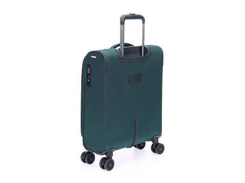 Чемодан TORBER СЕЙД, тёмно-зелёный, нейлон 600D, 36,5 х 19 х 54 см, 32 л - рис 2.