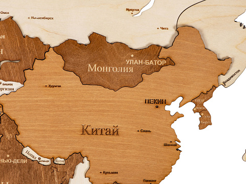 Интерьерная карта мира World - рис 6.