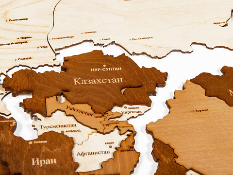 Интерьерная карта мира World - рис 9.