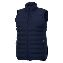 Женский утепленный жилет Pallas  из переработанных материалов по стандарту GRS - Темно - синий