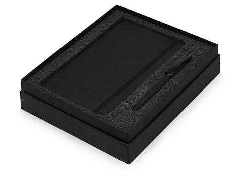 Подарочный набор Moleskine Amelie с блокнотом А5 Soft и ручкой, черный - рис 2.
