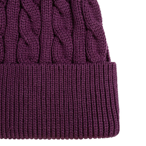 Шапка Heat Trick, баклажановая - рис 4.