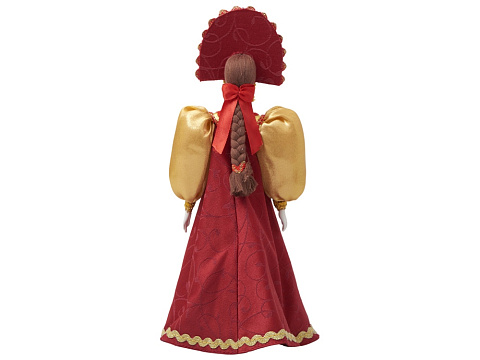 Подарочный набор: кукла фарфоровая, мед, красный - рис 17.