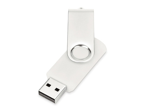 Флеш-карта USB 2.0 16 ГБ Квебек, белый - рис 2.