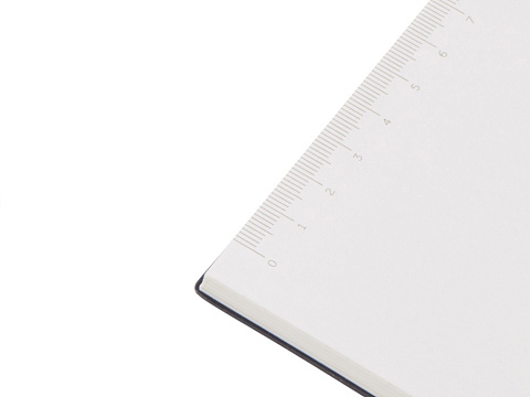 Блокнот А5 Bradbury, гибкая обложка, 80 листов 80 гр/м2 FSC бумага, темно-серый - рис 6.