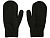 Варежки Dunant, черный - миниатюра - рис 3.