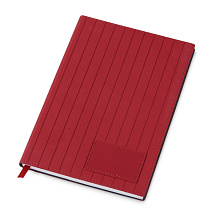Блокнот А5 Bradbury, гибкая обложка, 80 листов 80 гр/м2 FSC бумага, красный