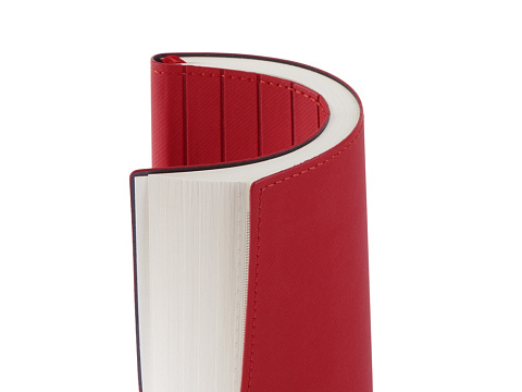 Блокнот А5 Bradbury, гибкая обложка, 80 листов 80 гр/м2 FSC бумага, красный - рис 7.