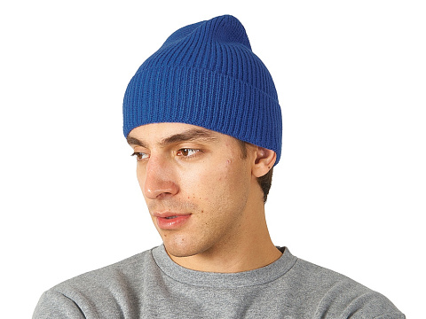 Шапка Nordend, крупный риб, классический синий - рис 2.