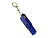 USB-флешка на 64 Гб 2 в 1 поворотный механизм, c дополнительным разъемом Type-C с одноцветным металлическим клипом, синий - миниатюра - рис 2.