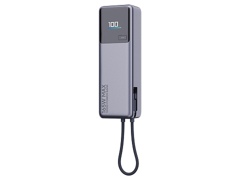 Внешний аккумулятор со встроенным кабелем Xiaomi 165W Power Bank 10000mAh (Integrated Cable) GL - рис 5.