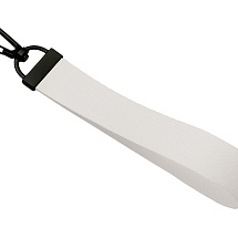 Ремувка с черным карабином Summit, 2 см, белый/черный