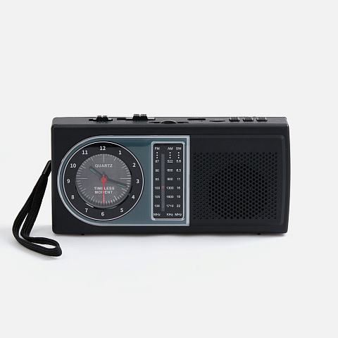 Bluetooth-колонка с радио Comradio, черная - рис 4.